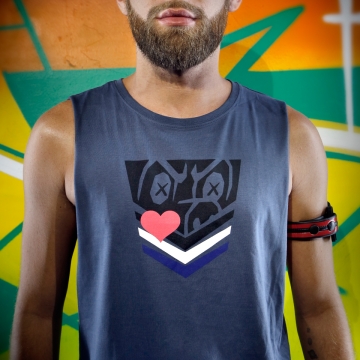 Pigster Pride Tank - Navy Blue